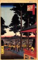 the inari shrine at oji Utagawa Hiroshige Japanese